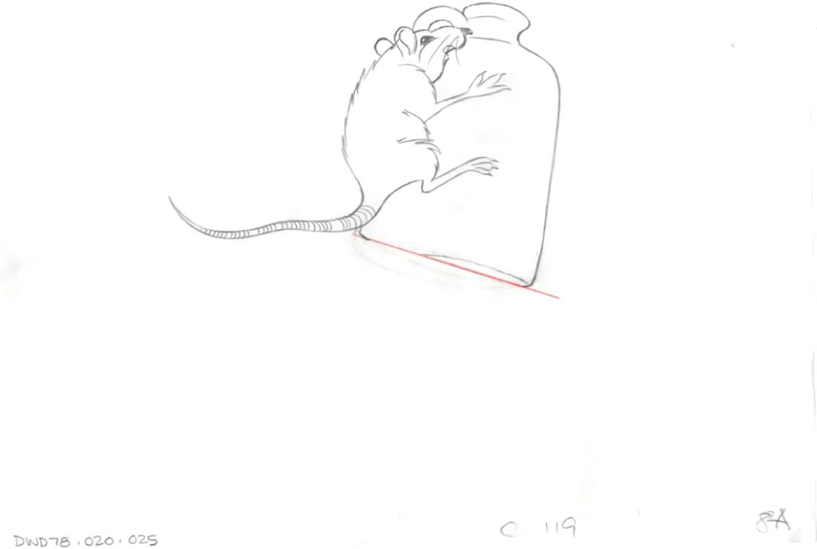 Watership Down 1978 Production Animation Cel Drawing with Linda Jones Enterprise Certificate of Authenticity 020-025
