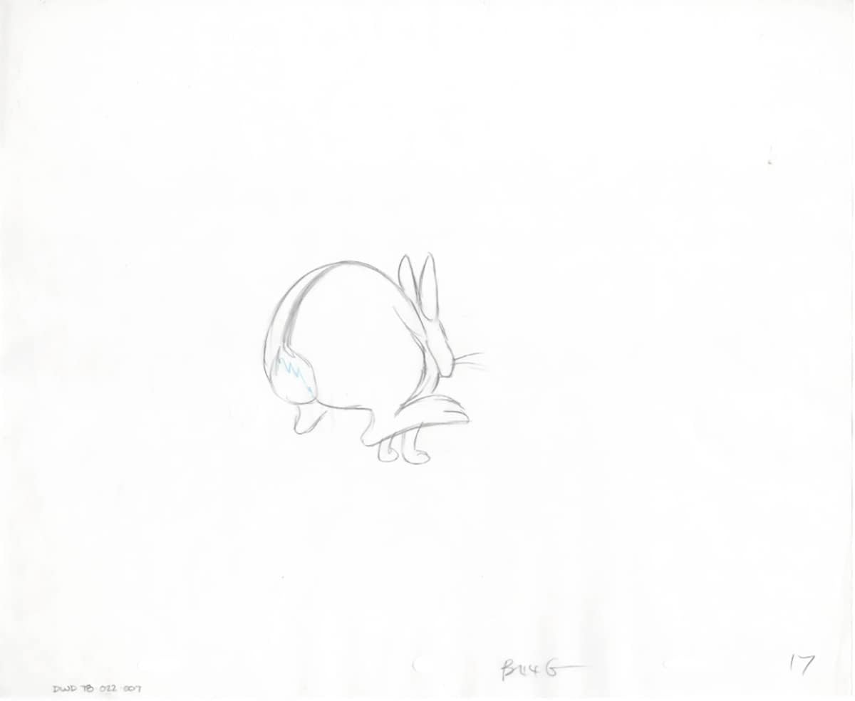 Watership Down 1978 Production Animation Cel Drawing with Linda Jones Enterprise Certificate of Authenticity 022-007
