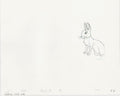 Watership Down 1978 Production Animation Cel Drawing with Linda Jones Enterprise Certificate of Authenticity 028-15