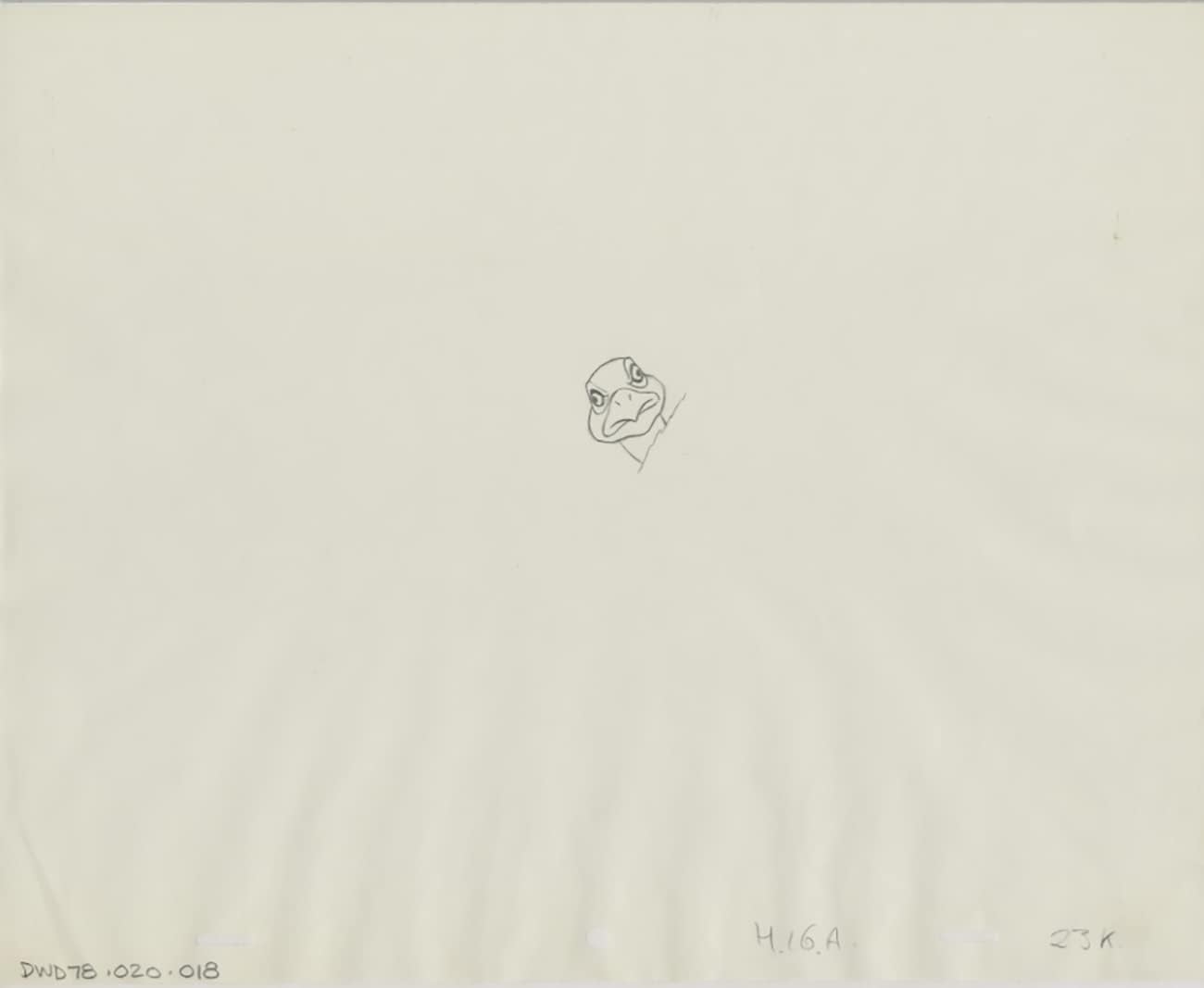 Watership Down 1978 Production Animation Cel Drawing with Linda Jones Enterprise Certificate of Authenticity 020-018