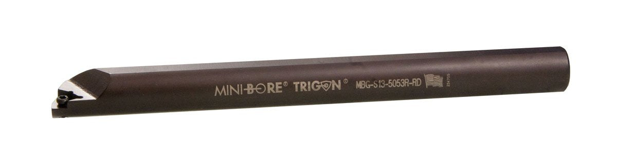THINBIT MBGS135053R 1/2 inch Diameter, Steel, WCGT 21.5 Style, Right Hand Boring bar for 0.530' Diameter and Larger bores.