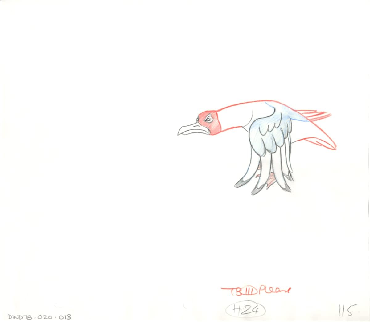 Watership Down 1978 Production Animation Cel Drawing with Linda Jones Enterprise Certificate of Authenticity 020-013