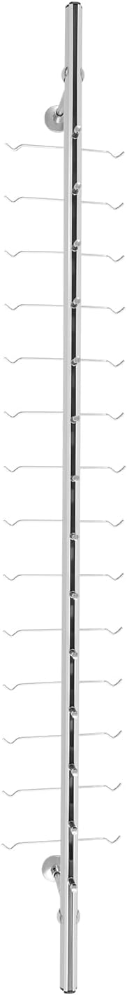 10Pcs of Set Eyeglasses Display Rack Wall Mounted Eyeglass Display Stand Holder Aluminum Alloy Eyeglasses Sunglasses Storage Organizer