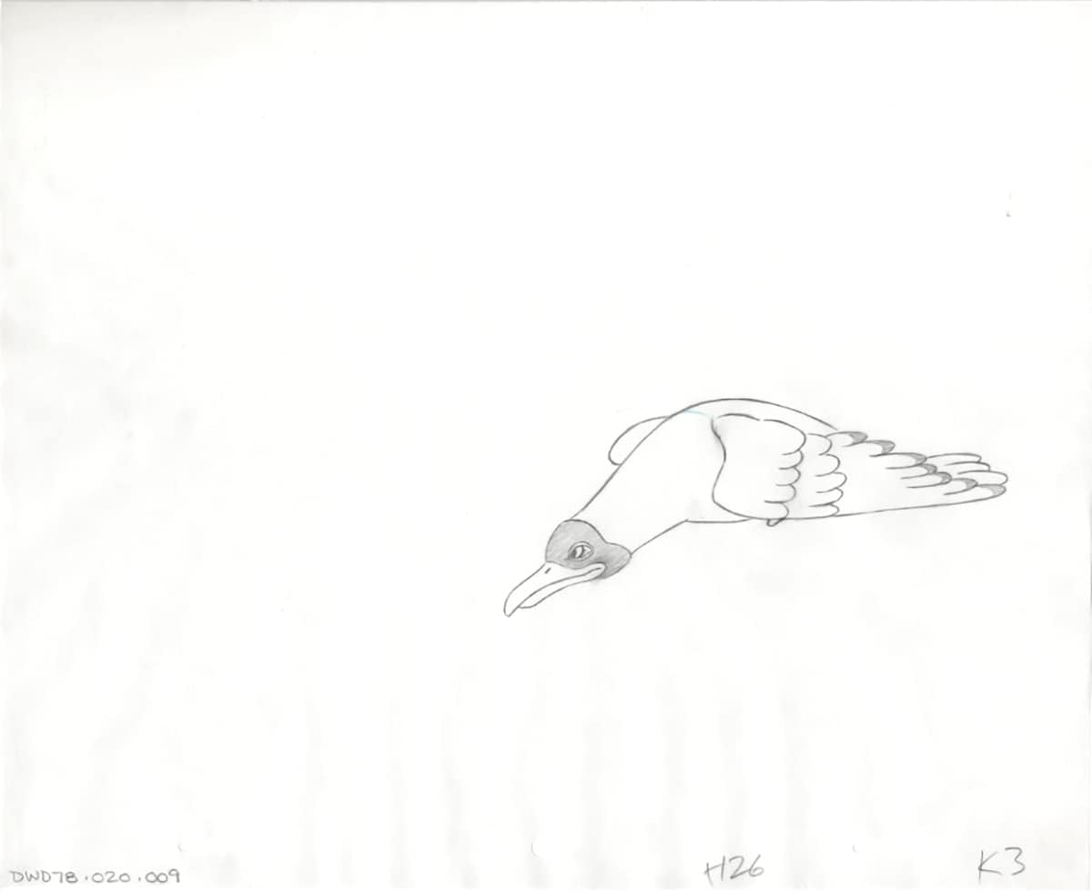 Watership Down 1978 Production Animation Cel Drawing with Linda Jones Enterprise Certificate of Authenticity 020-009