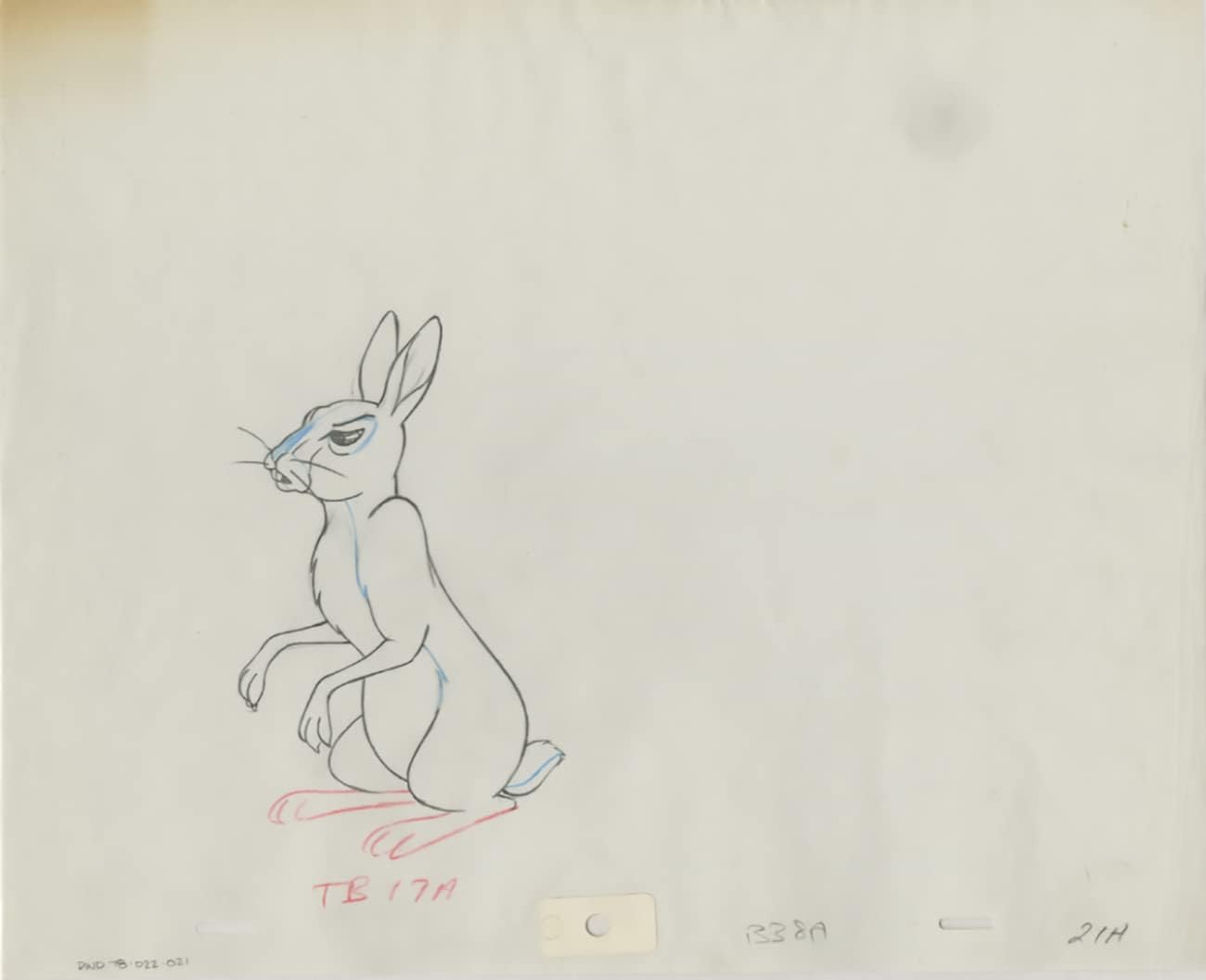 Watership Down 1978 Production Animation Cel Drawing with Linda Jones Enterprise Certificate of Authenticity 022-021