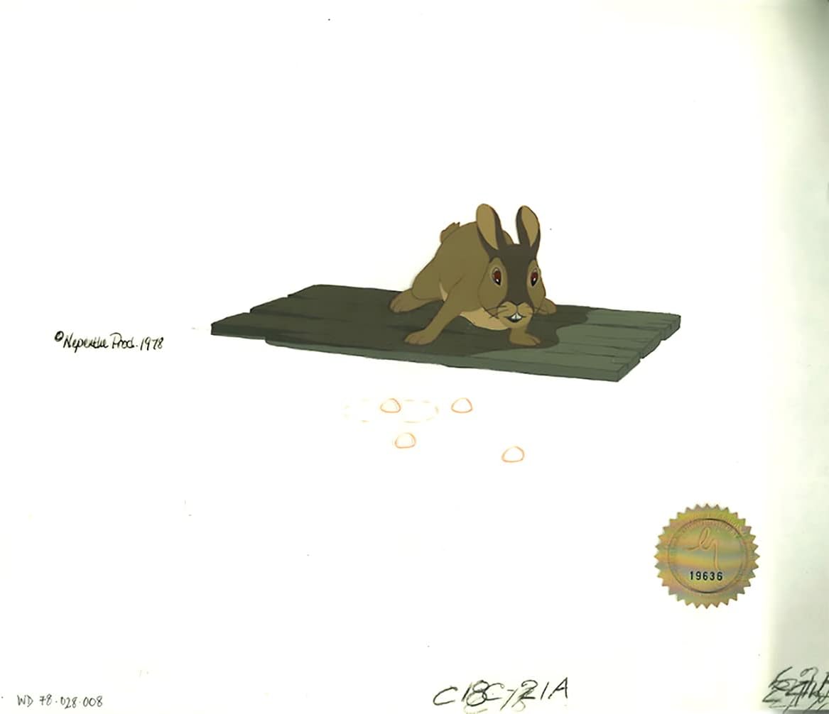 Watership Down 1978 Production Animation Cel of Blackberry with LJE Seal and COA 028-8