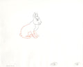 Watership Down 1978 Production Animation Cel Drawing with Linda Jones Enterprise Seal and Certificate of Authenticity 19-016