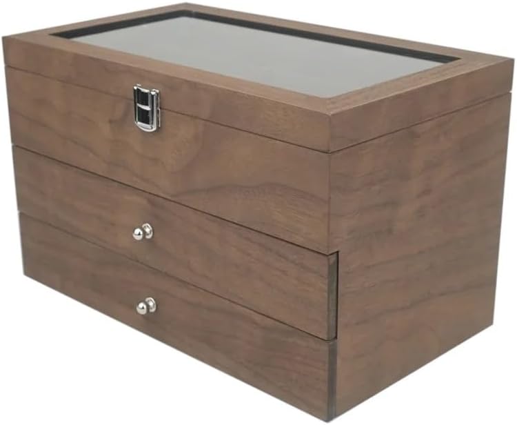 Eyeglasses Stand 18 Grids Sunglasses Organizer Box Wooden 3 Layer Glasses Storage Box Jewelry Sunglasses Eyewear Display Case Box Eyewear Display Rack
