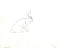 Watership Down 1978 Production Animation Cel Drawing with Linda Jones Enterprise Seal and Certificate of Authenticity 19-015