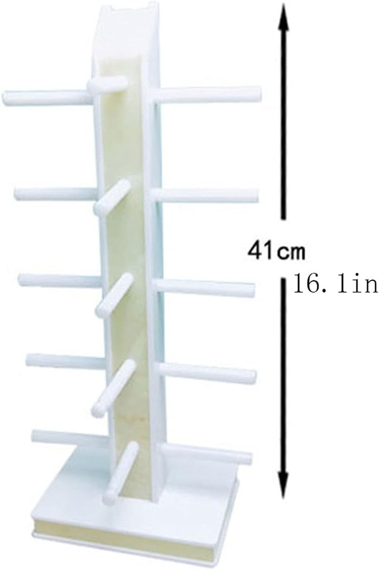 Eyeglass Displays 5 Layer Sunglasses Organizer Eyeglasses Display Stand Eyewear Storage Rack Box for Glasses Tabletop Holder Stand Display Risers(A)