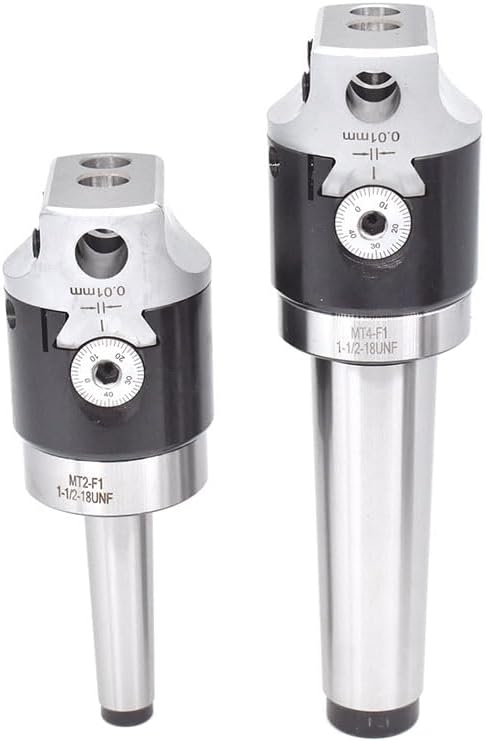 1set F1 Head MT2 MT3 MT4 C20 C25 BT30 BT40 NT30 NT40 R8 M10 M12 M16 + F1 2 Inch 50 Head Tool 12mm Boring Bar Boring Tool(No Boring Rod,MT4(M16)-F1-12)