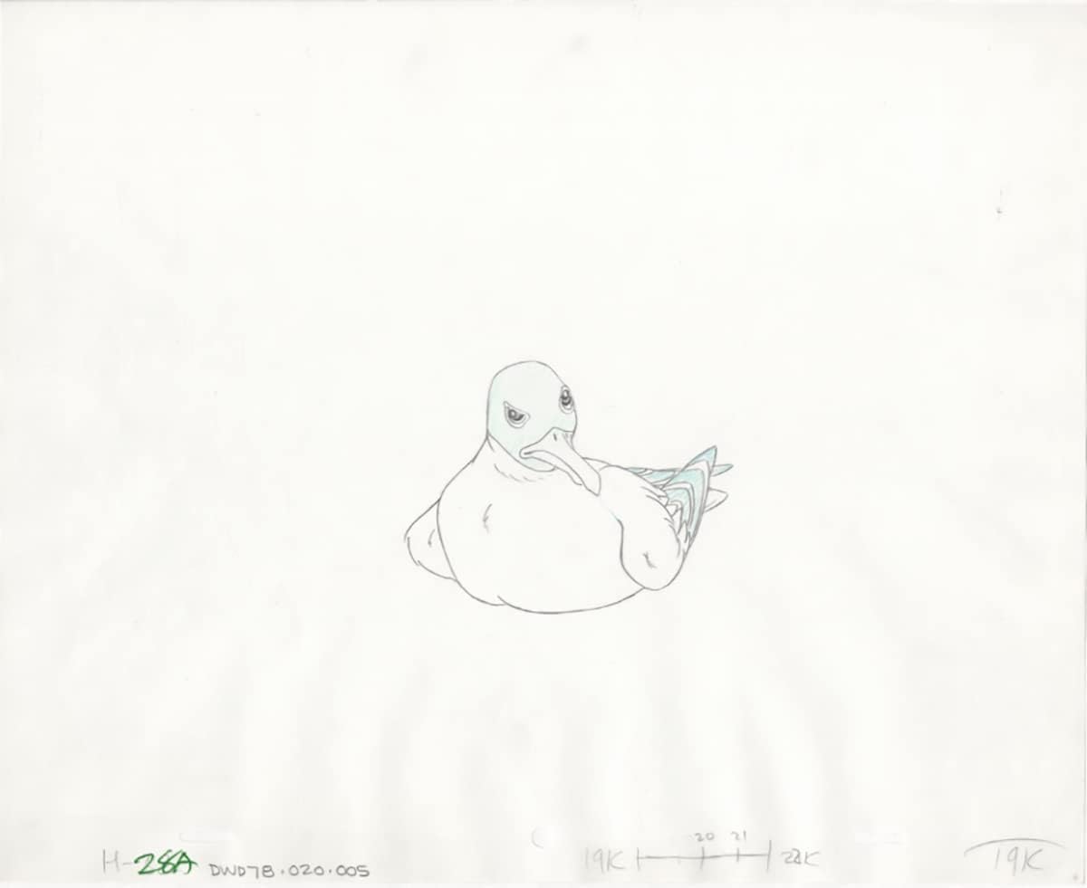 Watership Down 1978 Production Animation Cel Drawing with Linda Jones Enterprise Certificate of Authenticity 20-005