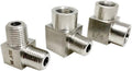 Hose Adapter,Tap Connector,1/8' 1/4' 3/8' 1/2' 3/4' 1' BSP 304 Stainless Steel Elbow High Pressure Resistant Pipe Fitting Connector-Male to Male,1'(1,Female to Female)
