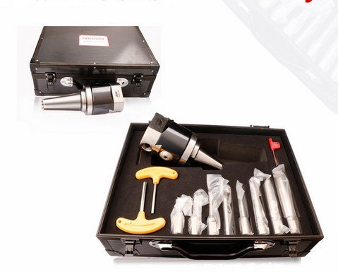 GOWE Boring Head with Omikeg Boring bar Set, Accuracy 0.01mm, Boring Range: 8-280mm