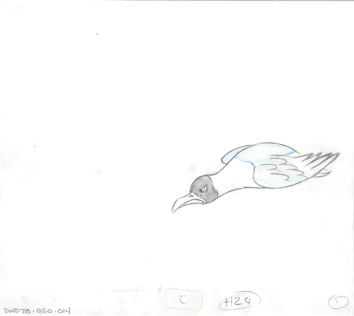 Watership Down 1978 Production Animation Cel Drawing with Linda Jones Enterprise Certificate of Authenticity 020-014