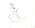 Watership Down 1978 Production Animation Cel Drawing with Linda Jones Enterprise Seal and Certificate of Authenticity 18-20