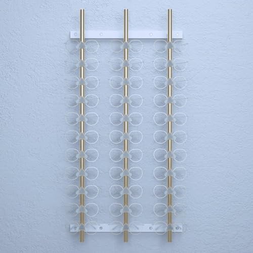 Wall Mounted Sunglasses Display Rack - Eyewear Holder Organizer, Durable Aluminum Alloy, Multiple Storage Solutions for Home & Retail, Stylish Sunglass Storage Unit