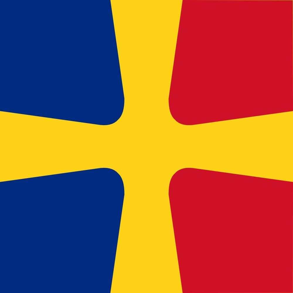 XL Flag Romanian Commodore as chief of flotilla-division WWII |