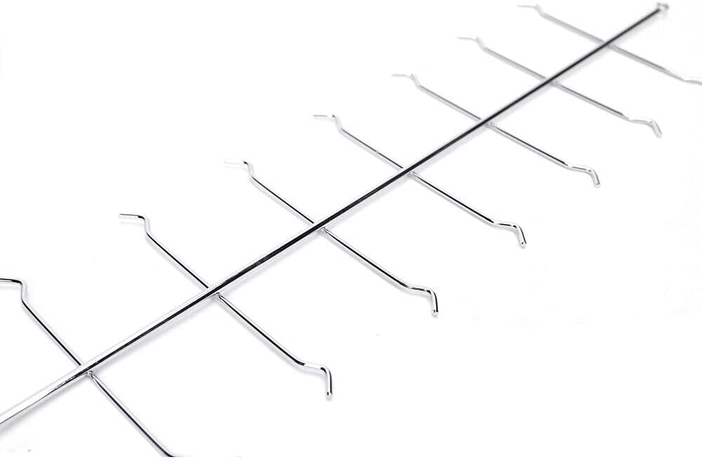 8pcs Sunglass Retail Display Stand Eyewear Display Wall Mount Glasses Holder Display Stand 12 Pairs Sunglasses Rack Holder Glasses Display Stand Lockable Eyeglasses Display Rod for Multiple Glasses