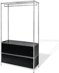 Shelving Inc. 18' d x 48' w x 84' h Wire Closet Shelving with Enclosures, Weight Capacity 800 lbs Per Shelf, Evenly Distributed