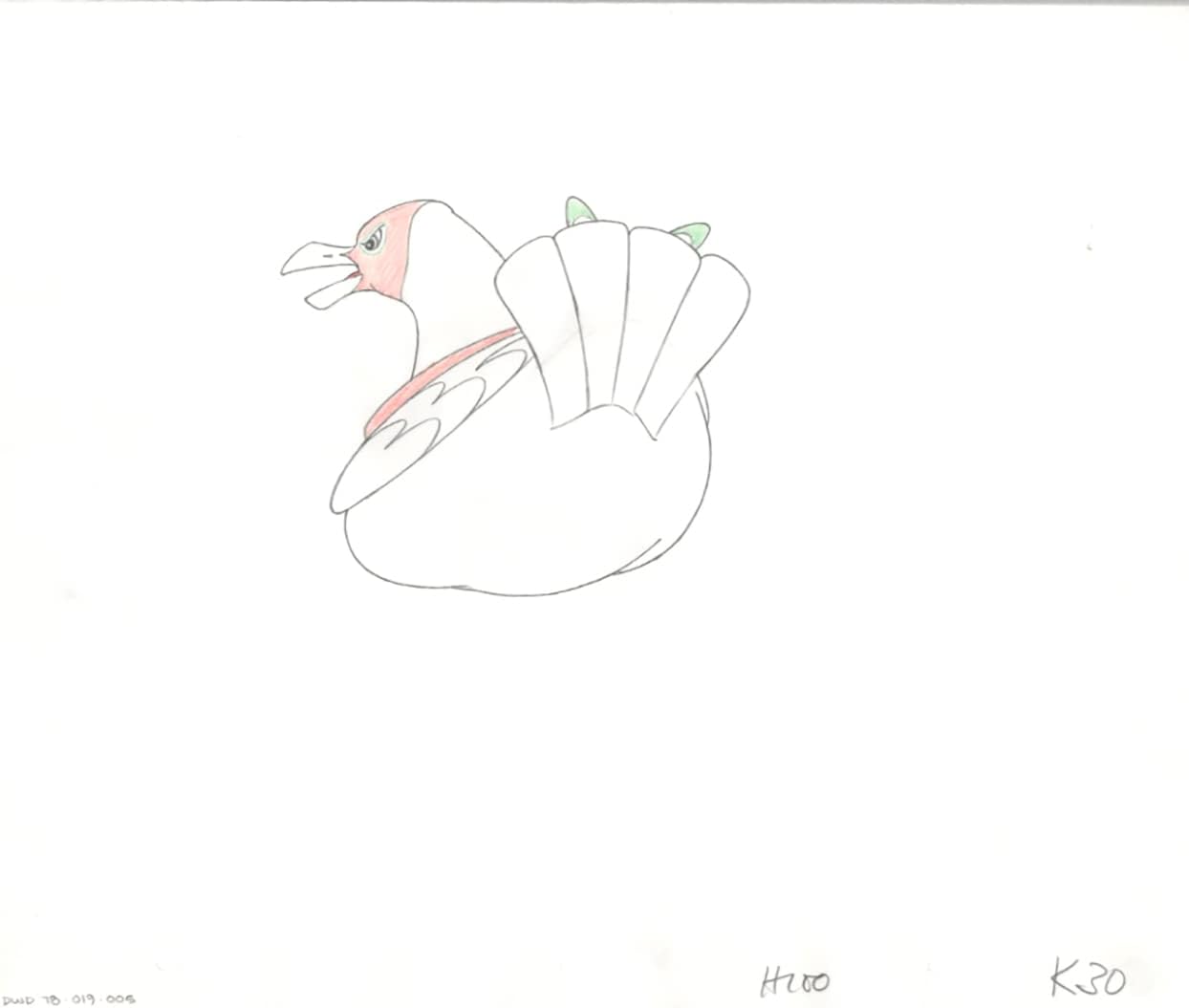 Watership Down 1978 Production Animation Cel Drawing with Linda Jones Enterprise Seal and Certificate of Authenticity 19-005