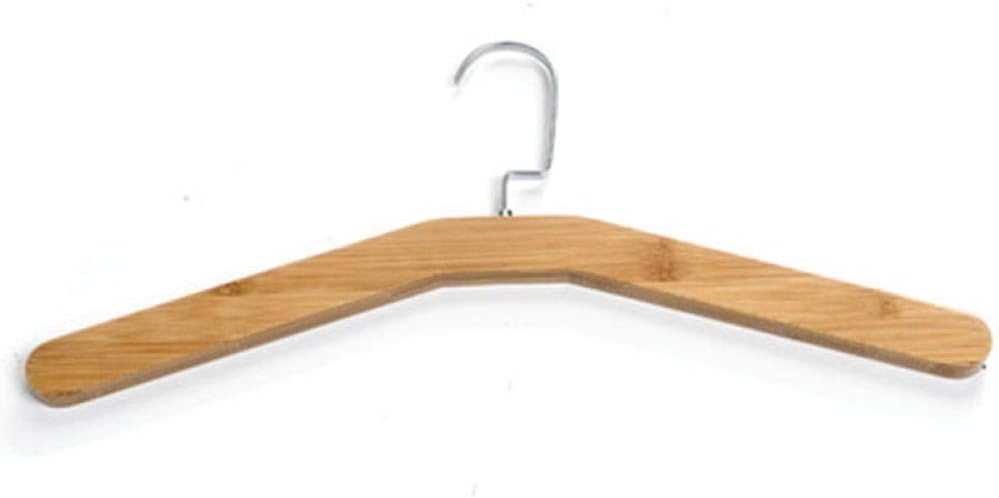 Clothing Supplies 44cm 5 pcs/lot Solid Wood Coat Hanger for Adult and Kids Bamboo Garment Rack Children's Suit Hanging