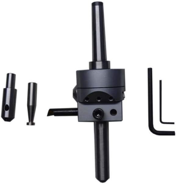 BORING HEAD 62 MM WITH MT3 SHANK + 9 PCS CARBIDE BRAZED BORING BARS - NEW SET