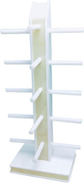Eyeglass Displays 5 Layer Sunglasses Organizer Eyeglasses Display Stand Eyewear Storage Rack Box for Glasses Tabletop Holder Stand Display Risers(A)