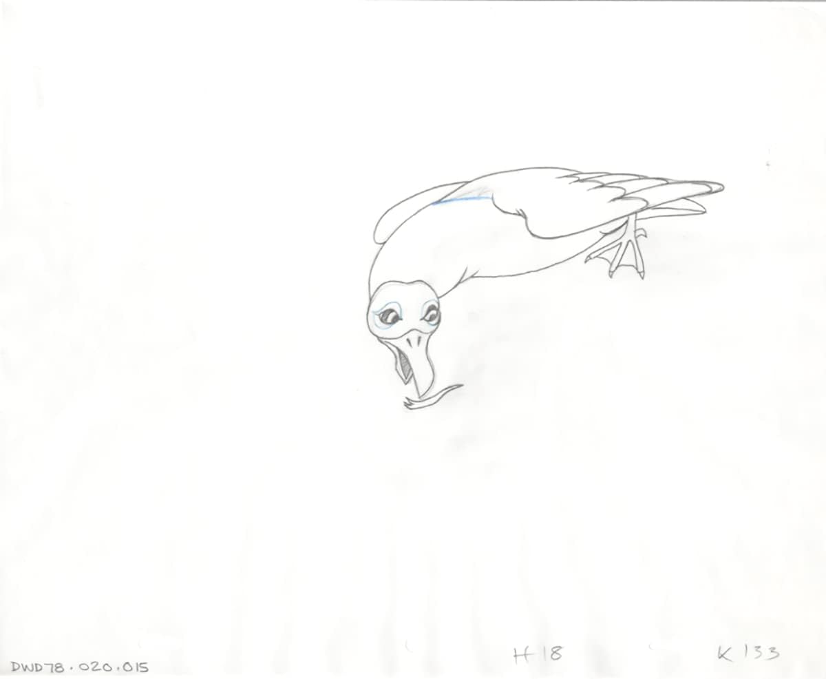 Watership Down 1978 Production Animation Cel Drawing with Linda Jones Enterprise Certificate of Authenticity 020-015