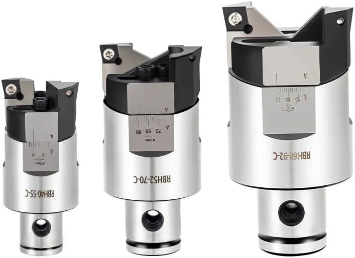 1pc CNC Adjustable RBH Double-Edged BT30 BT40 SK40 Tool Holder RBH Bar Boring Cutter Boring Handle LBK Rough Boring Head(RBH19-25)