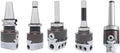 A Set MT2 MT3 MT4 C20 C25 BT30 BT40 NT30 NT40 R8 M10 M12 M16 + F1 2 Inch 50 Boring Head 12mm Boring Bar For Milling Machine Tool(Boring Rod,MT4(M16)-F1-12)
