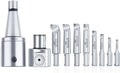 1pc Precision NBJ16 Boring Head System+BT30 M12 Holder +8pcs 16mm Boring Bar Boring Rang 6-51mm Boring Tool Set(NBJ16 Boring Head)
