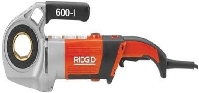 RIDGID 44918 Model 600-I Hand-Held Power Drive Kit, Pipe Threading Machine and 1/2-Inch to 1 1/4-Inch 11-R NPT Pipe Threading Die Heads with Carrying Case