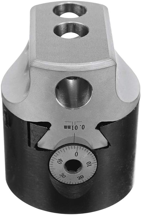 Lathe Tool F1-12 2 Inch Boring Head 50mm Lathe Milling Tool Holder Compatible with 12mm Boring Bar Crankshafts Parts