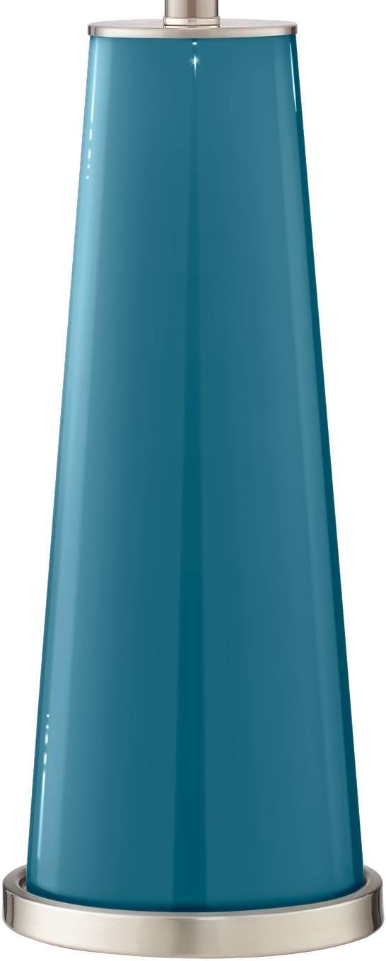 Color + Plus Leo 29 1/2' Great Falls Blue Glass Table Lamps Set of 2