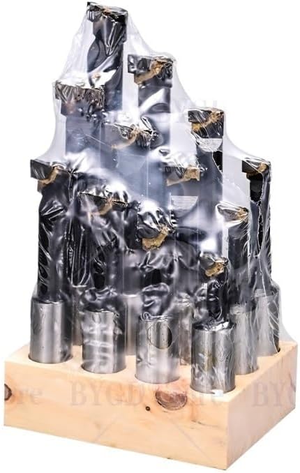 F1 Boring Hole Boring Bar Set Tungsten Carbide Bar Boring Head MT3 MT4 R8 BT NT Boring Bar Set Boring Device F1 Boring Tool(F1-12mm(9PCS))