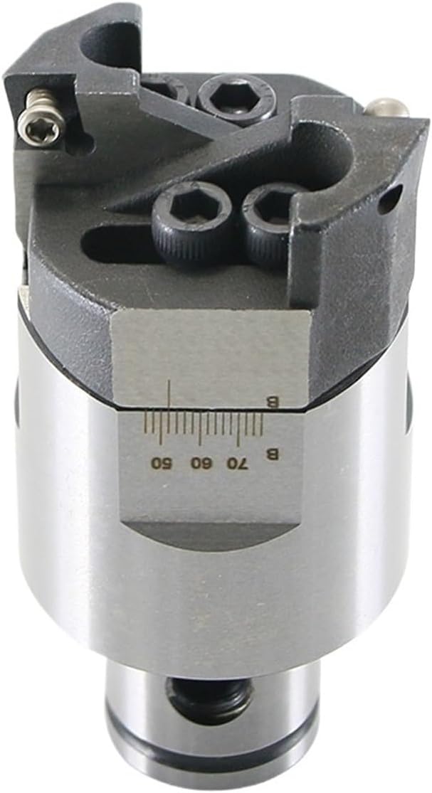 Double Edged Boring Tool 1pcs RBH Double-Edged CNC Adjustable BT30 BT40 SK40 Tool Holder Boring Bar Cutter Handle LBK Rough Head(RBH32-42)