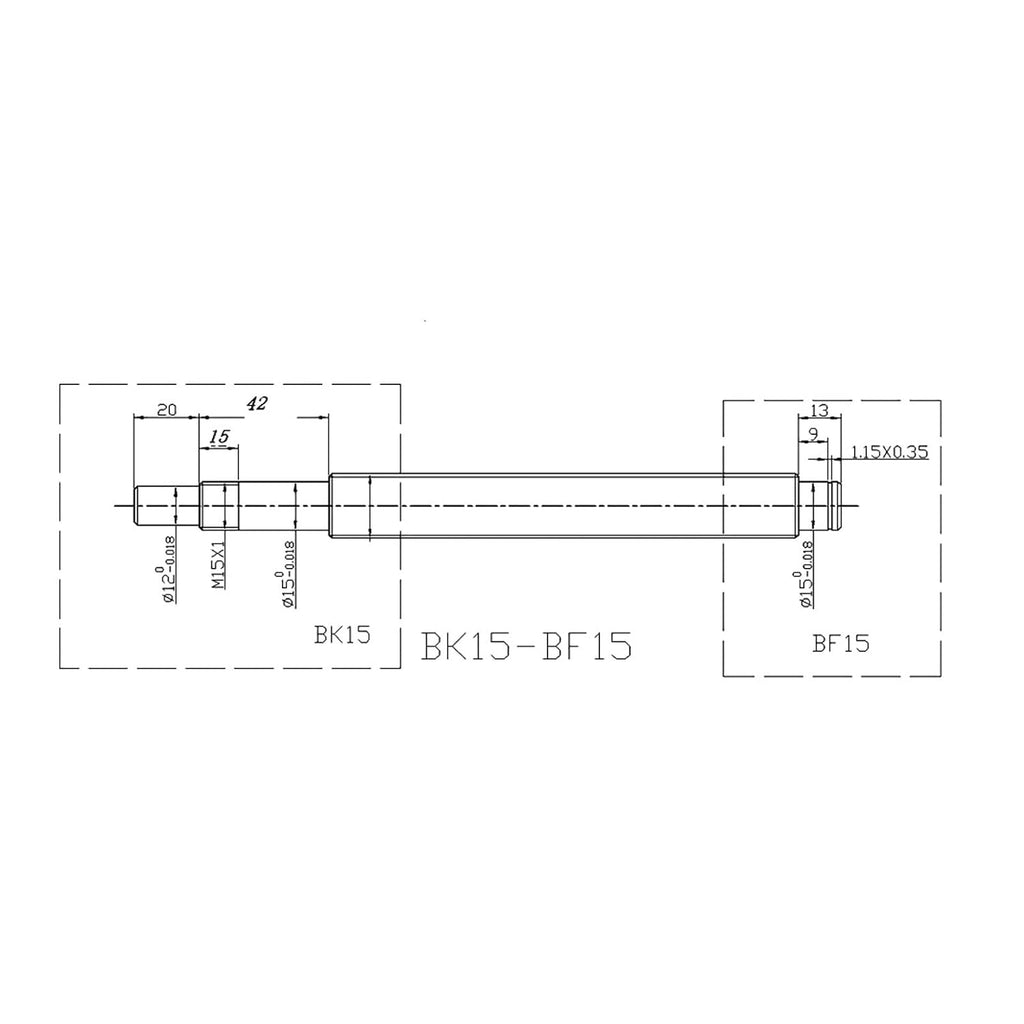 Linear Motion Ball Screw Ball Screw SFU2010 Kit 200-500mm C7 Dia 20mm for CNC Parts Screw with Single Nut +BKBF15+DSG20H+Coupler(350mm)