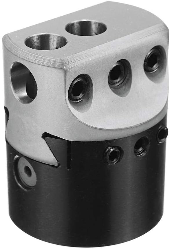 Lathe Tool F1-12 2 Inch Boring Head 50mm Lathe Milling Tool Holder Compatible with 12mm Boring Bar Crankshafts Parts