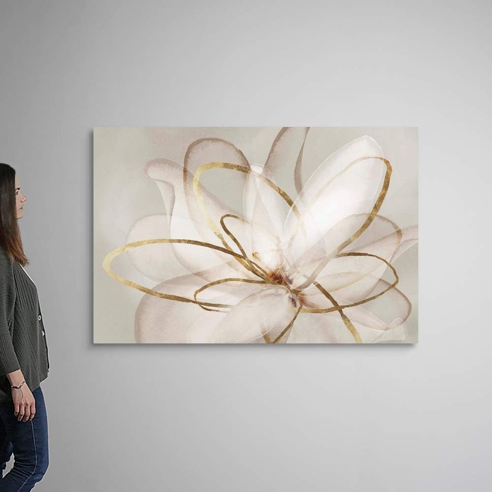 CANVAS ON DEMAND Transparent Beauty III Canvas Wall Art Print by Eva Watts, Contemporary, Abstract, Home Decor, Artwork, 60'x40' Modern Artwork, 60'x40'