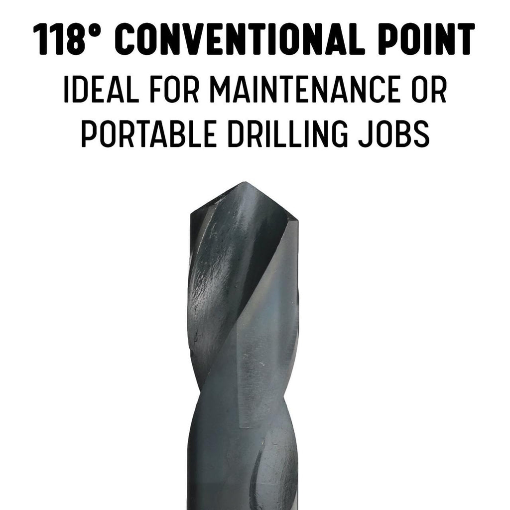 Drill America POU Series 1-Inch HSS NPS Tap (National Pipe Straight) and 1-3/16-Inch HSS Drill Bit Kit