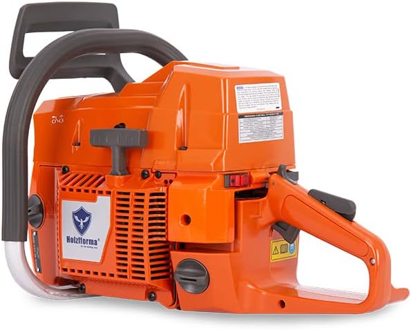 Farmertec 87cc Holzfforma G288 Gasoline Chain Saw Power Head 54mm Bore Without Guide Bar and Chain All parts are Compatible With Husqvarna 288 Chainsaw