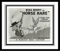 Yosemite Sam and Bugs Bunny in 'Horse Hare' Studio Lobby Card Publicity Still - Warner Brothers