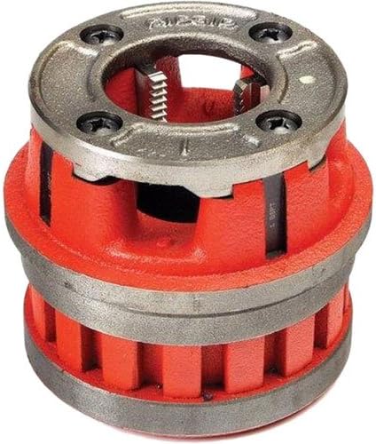 Ridgid 37475 Manual Threading/Pipe and Bolt Die Heads Complete W/Dies - 12R 3/8 HS NPT DI HD COM