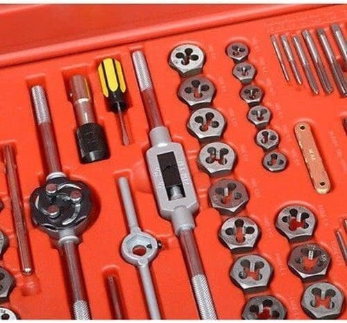 ARC-POWER for 76PC Metric and SAE Steel Tap & Die Pipe Rod Threading Threader Tool Set