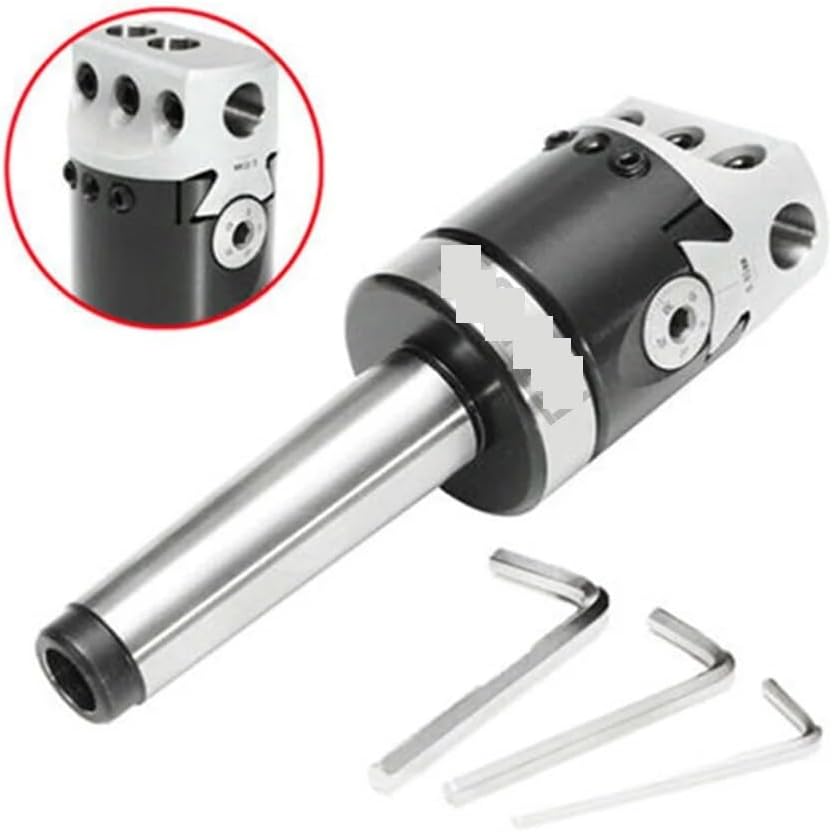 A Set MT2 MT3 MT4 C20 C25 BT30 BT40 NT30 NT40 R8 M10 M12 M16 + F1 2 Inch 50 Boring Head 12mm Boring Bar For Milling Machine Tool(Boring Rod,MT4(M16)-F1-12)