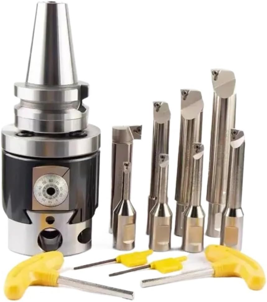 NBH2084 Boring Head Set BT30 BT40 NT40 SK40 R8 MT5 MT4 MT3 8pcs 20mm Boring Bar Rang 8-280mm Boring Tool Set(MTA4-NBH2084)