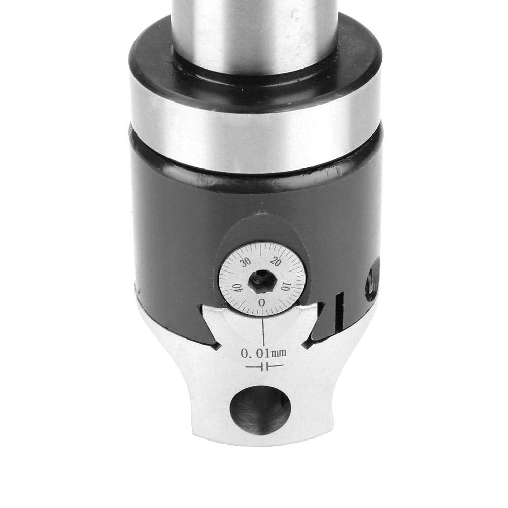 FTVOGUE MT4-M16 Arbor Adapter Taper Shank F1-12 50mm Boring Head with 9pcs 12mm Boring Bar Set for Boring Hole End Facing, Hole Cutting,Boring Set