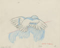 Watership Down 1978 Production Animation Cel Drawing with Linda Jones Enterprise Certificate of Authenticity 021-009
