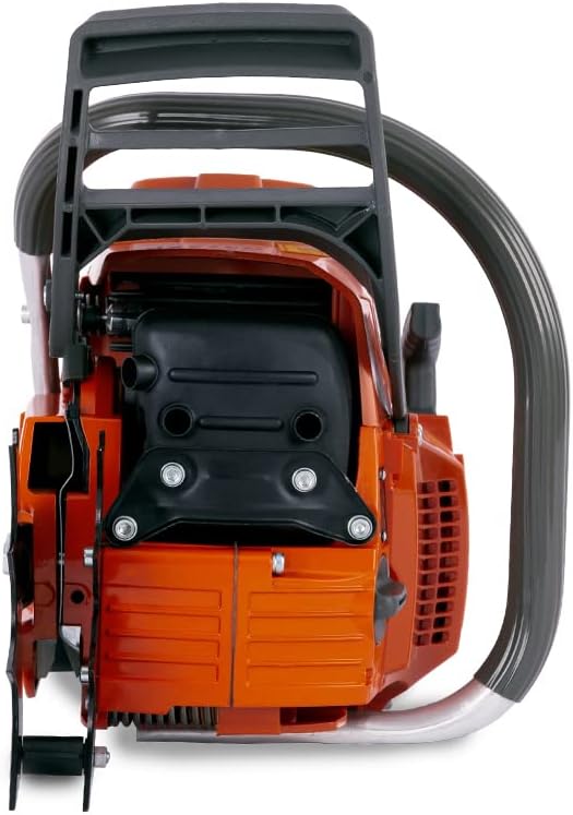 Holzfforma 71cc G372 50mm Bore Gasoline Chain Saw Power Head with 24inch 84DL 3/8'.058' Guide Bar and Saw Chain All Parts are Compatible with NH872 Chainsaw